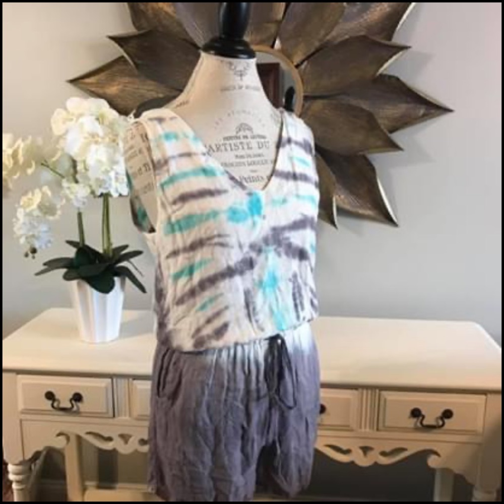 Young Famous & Broke Tie Dye Romper